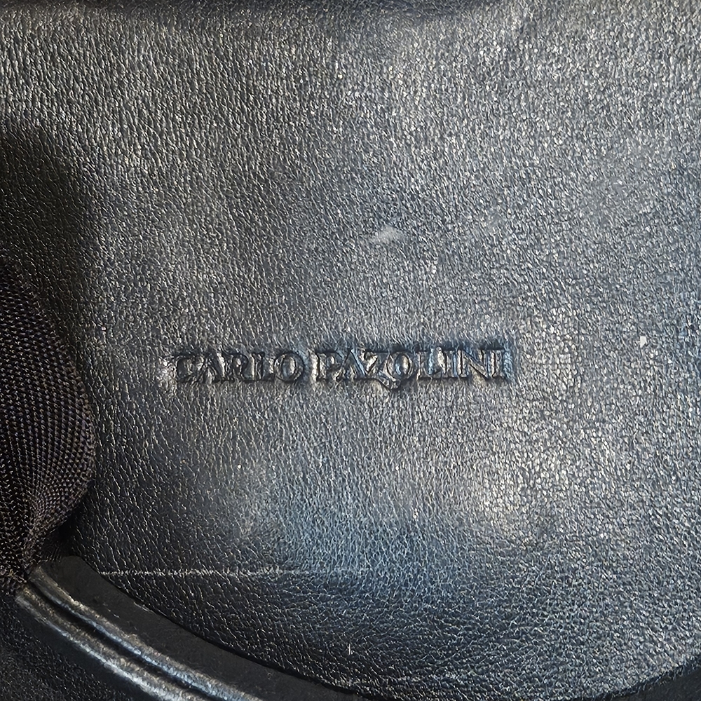 Navy Leather Men's Bag - Picture 3 of 6